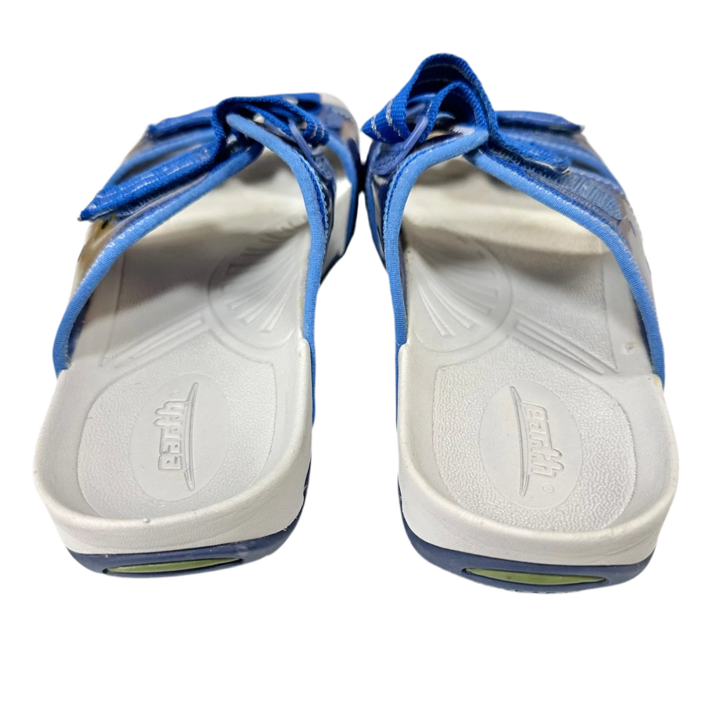 Sandals Flats By Earth In Blue, Size: 9