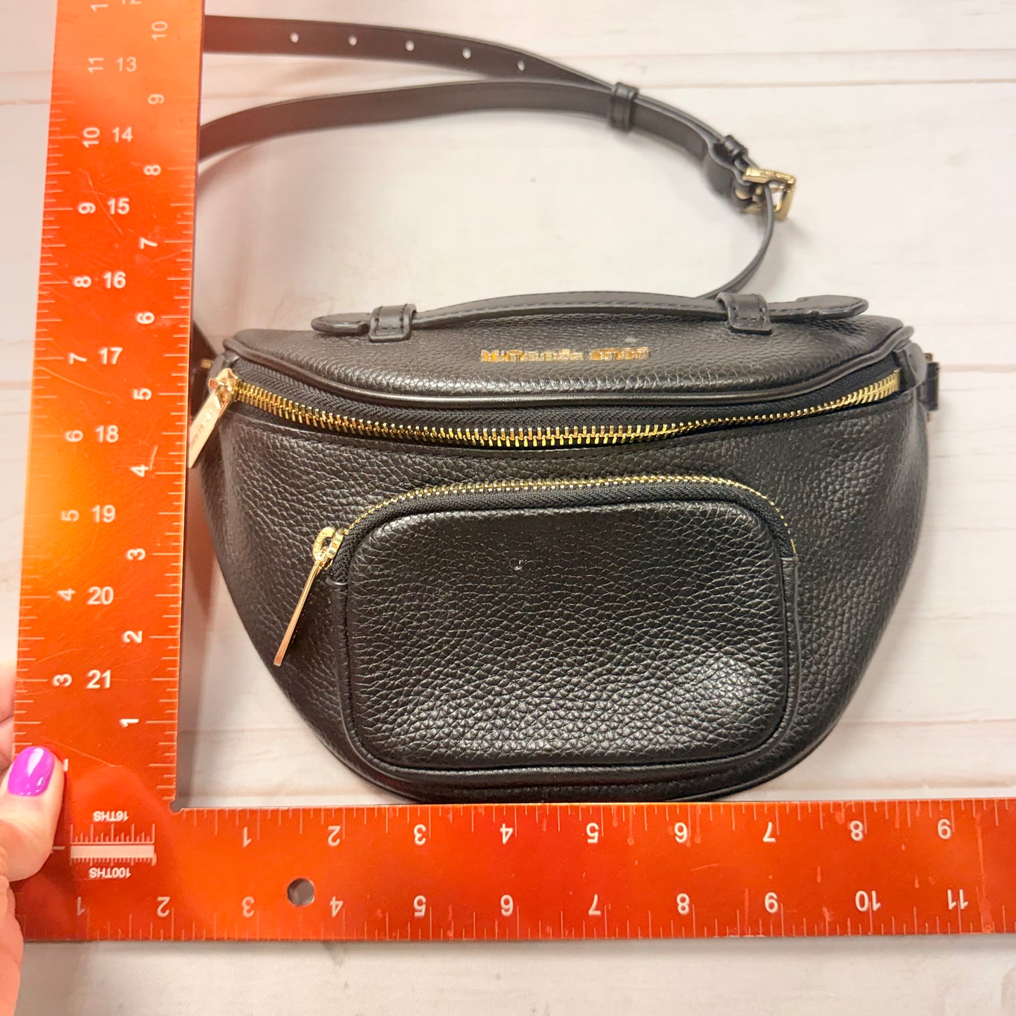 Belt Bag Leather By Michael By Michael Kors, Size: Medium