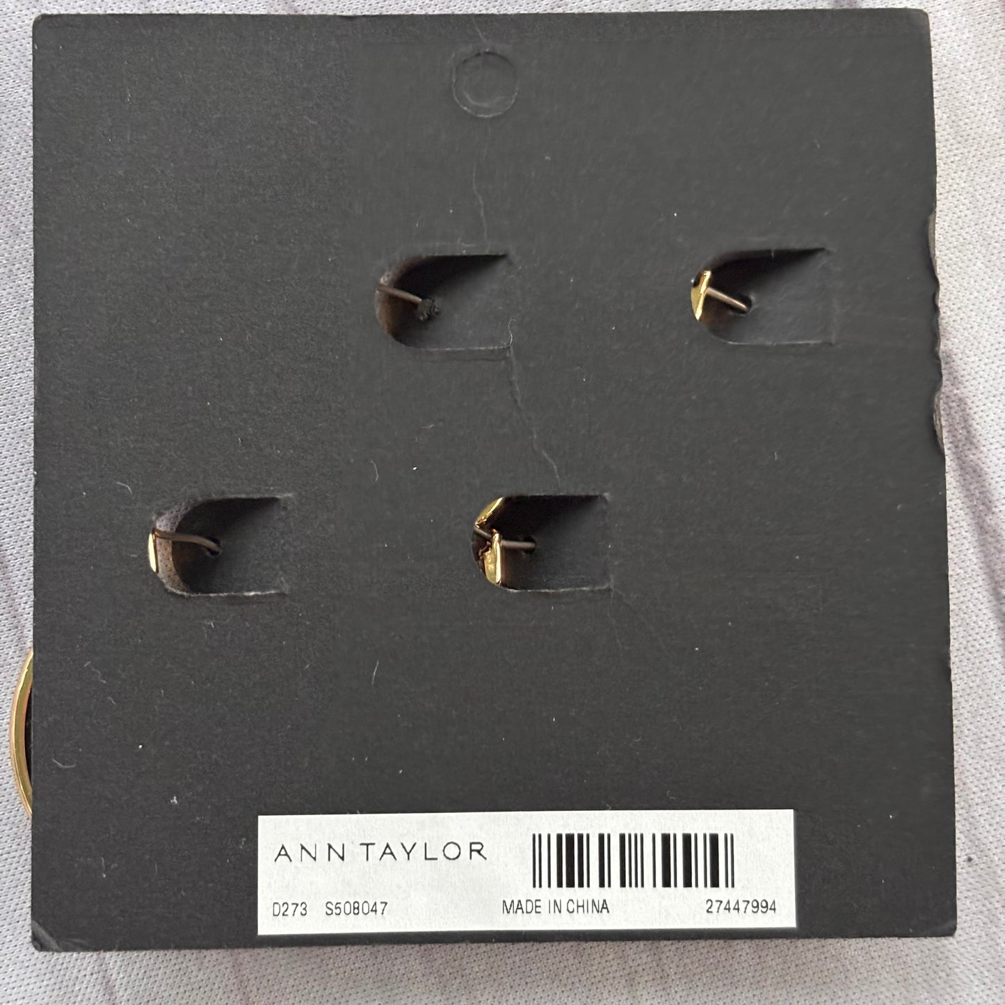 Earrings Hoop By Ann Taylor, Size: 02 Piece Set