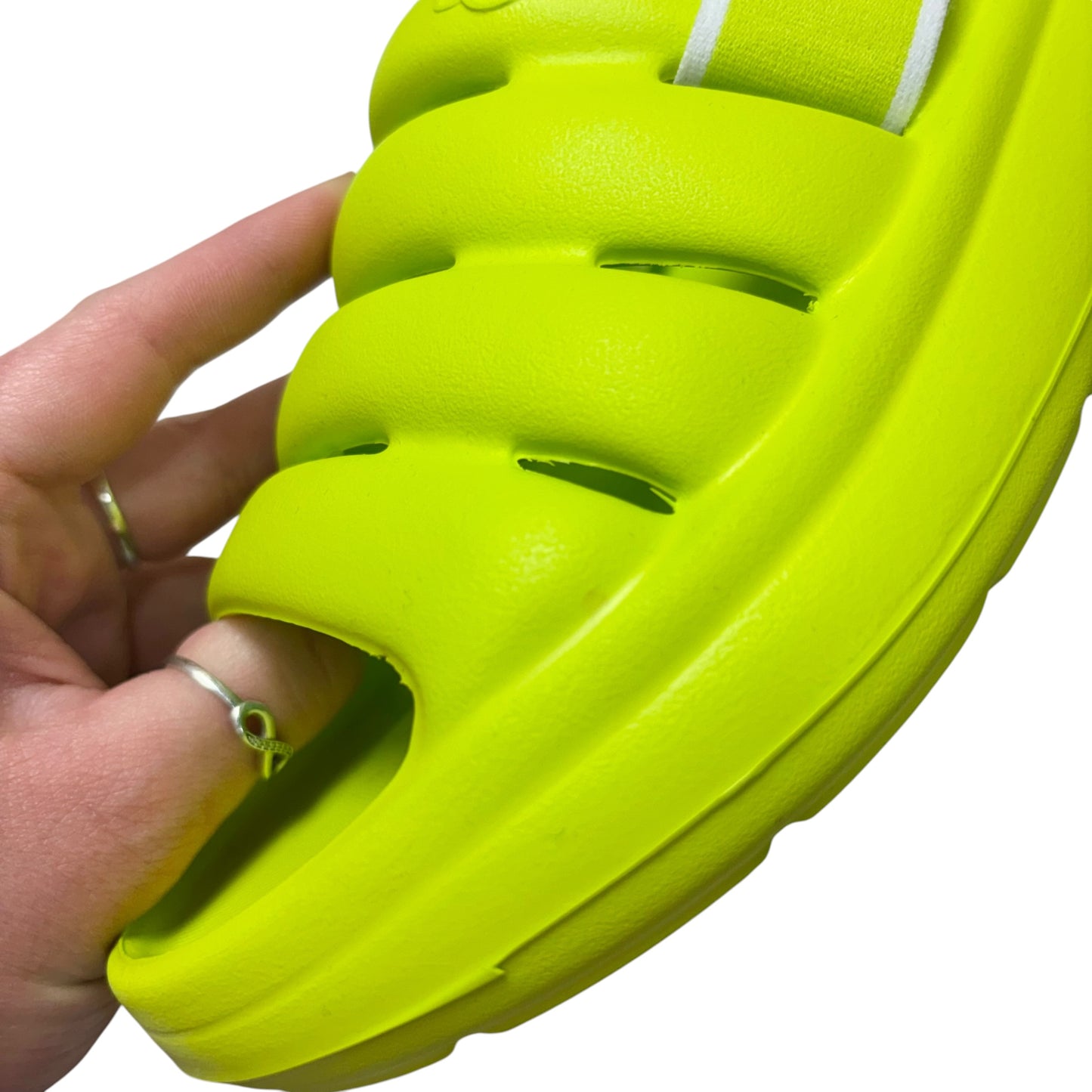 Sandals Designer By Ugg In Green, Size: 8