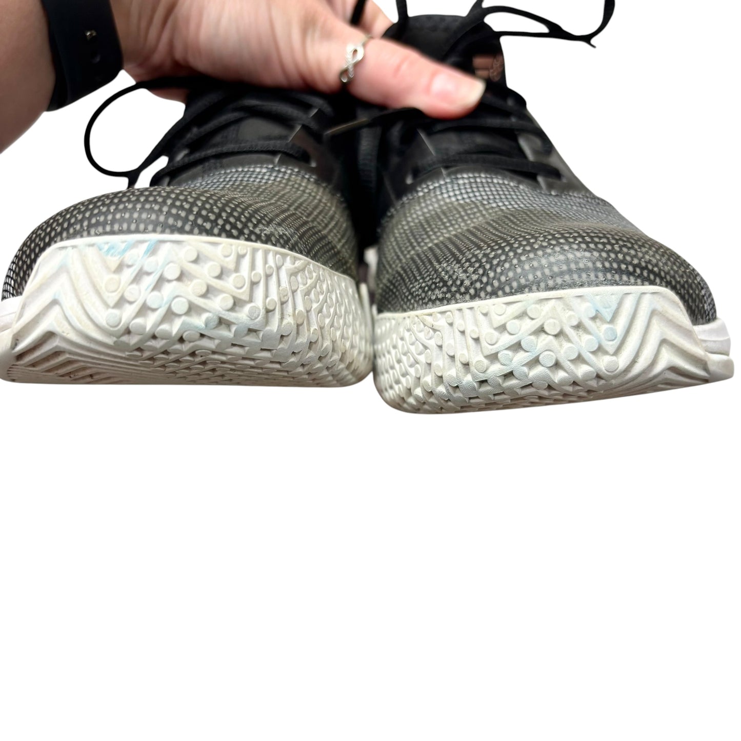 Shoes Athletic By Adidas In Black & Pink, Size: 7