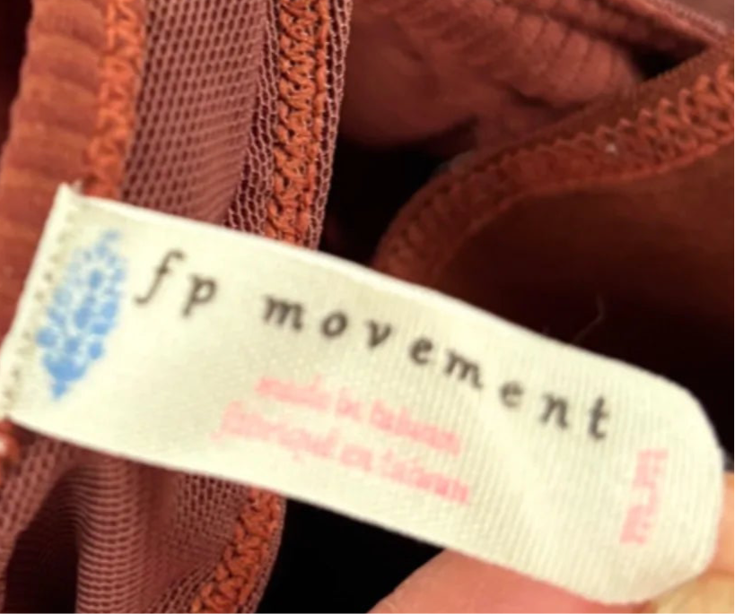 Athletic Bra By Free People In Brown, Size: M