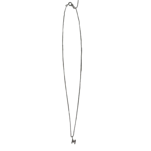 Necklace Charm letter M