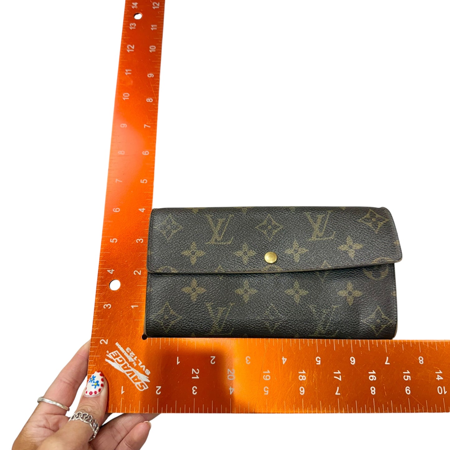 Wallet Luxury Designer By Louis Vuitton, Size: Large