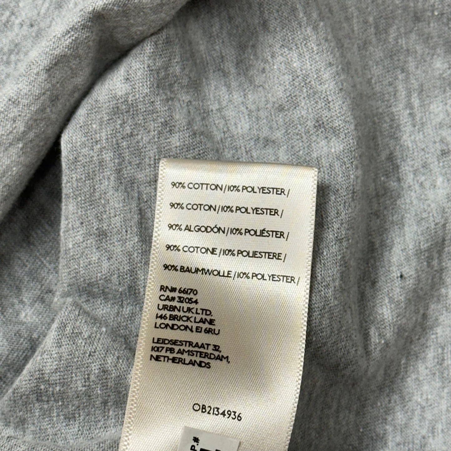 Top Short Sleeve By Anthropologie In Grey, Size: S