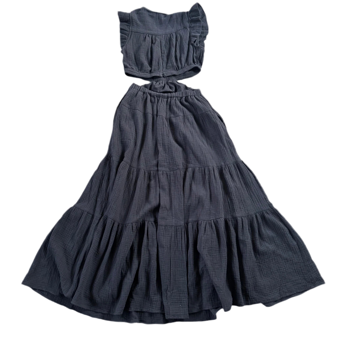 Dress Casual Maxi By Dkny In Black, Size: S