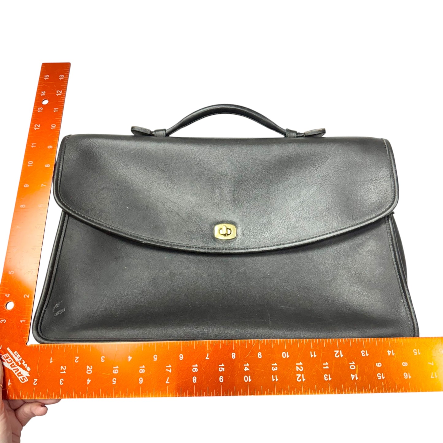 Laptop Bag Designer By Coach, Size: Large