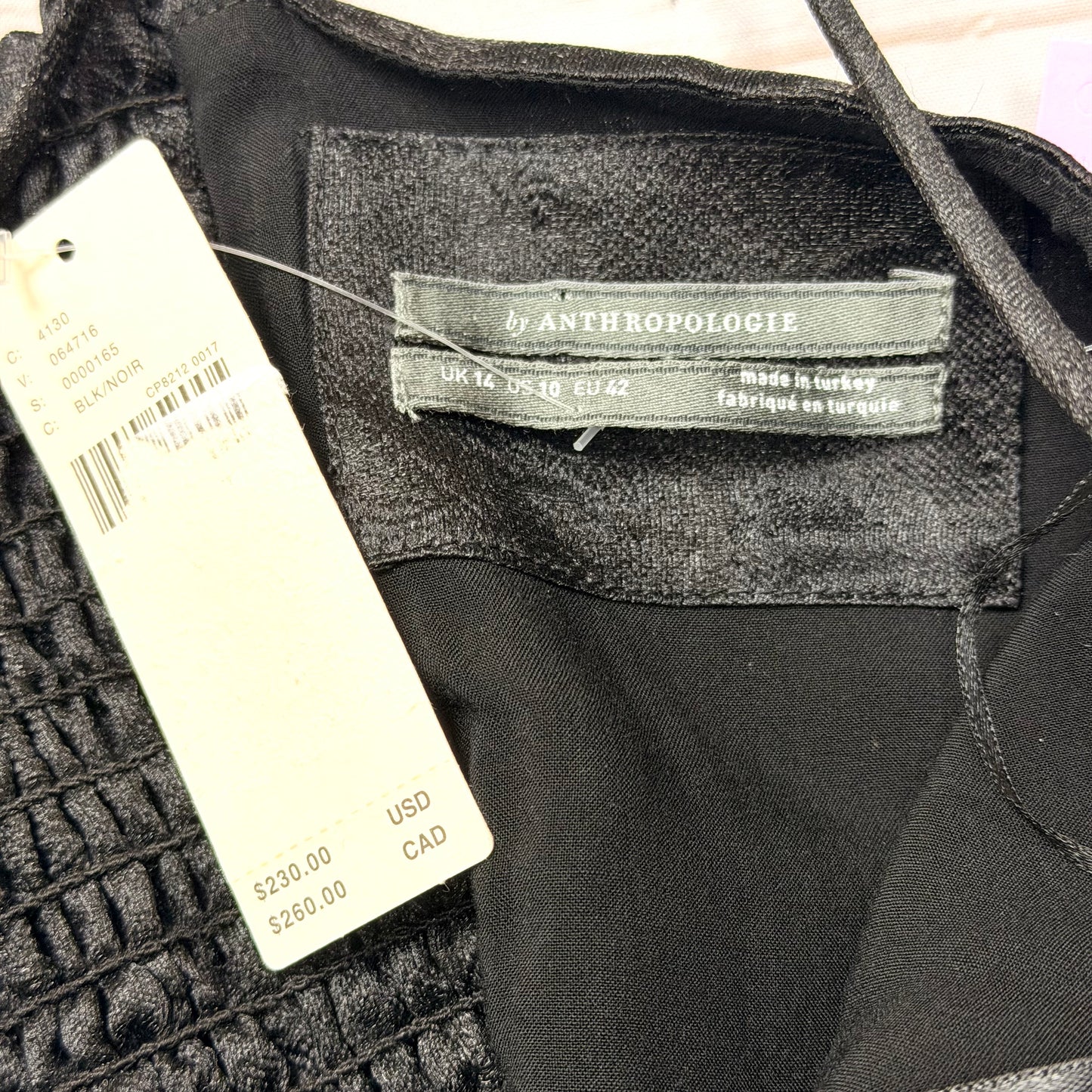 Dress Party Midi By Anthropologie In Black, Size: M