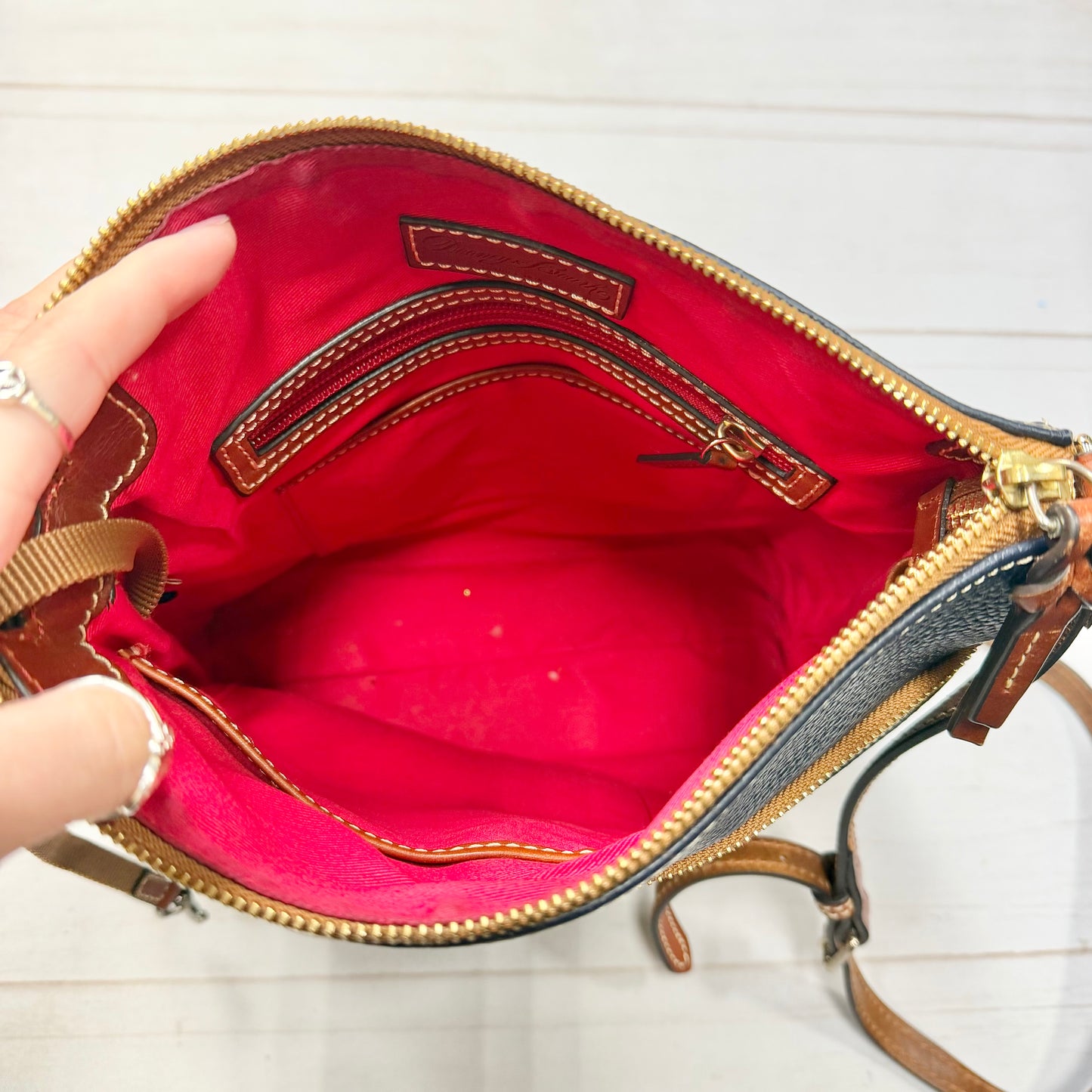 Crossbody Designer By Dooney And Bourke, Size: Medium