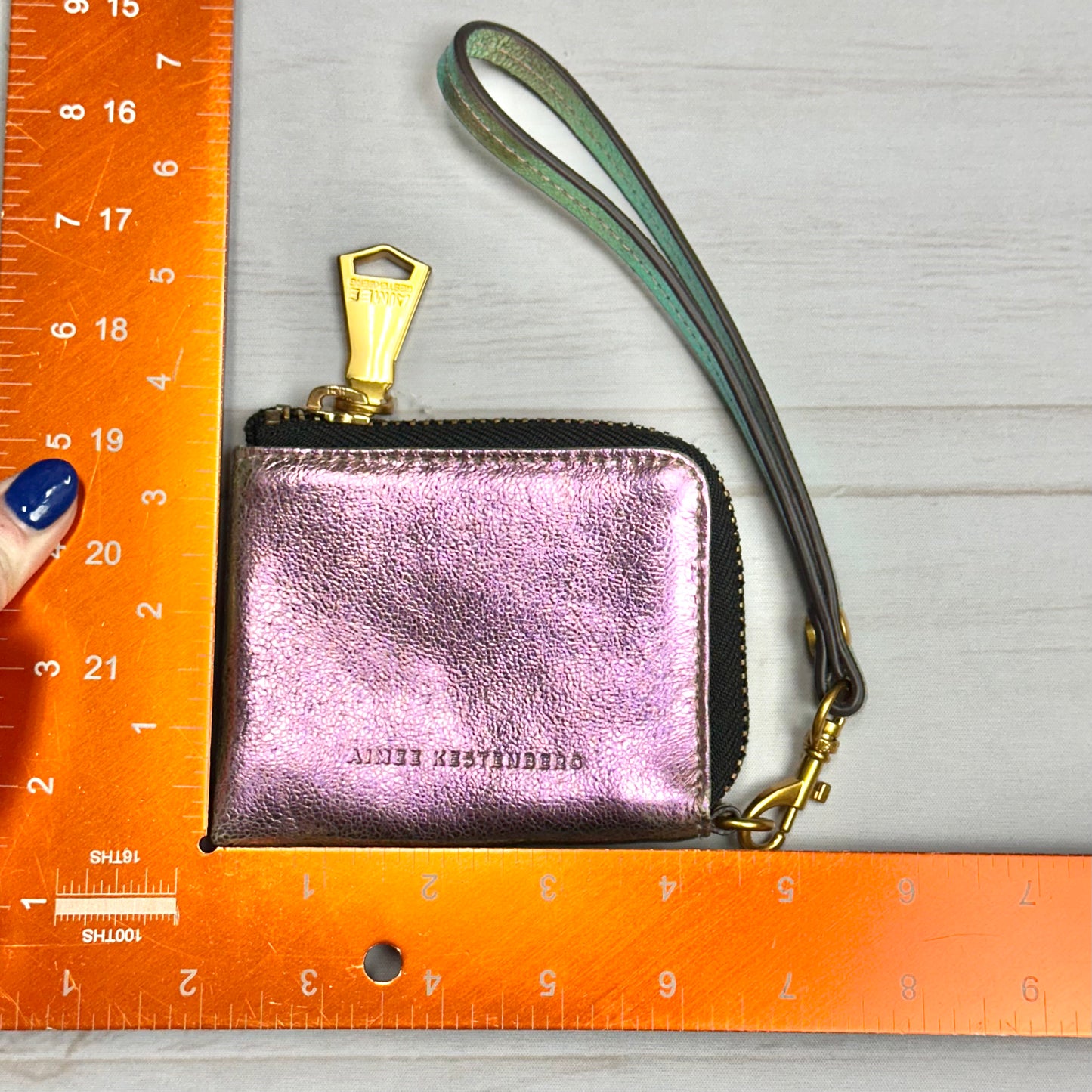 Wristlet Leather By Aimee Kestenberg, Size: Small