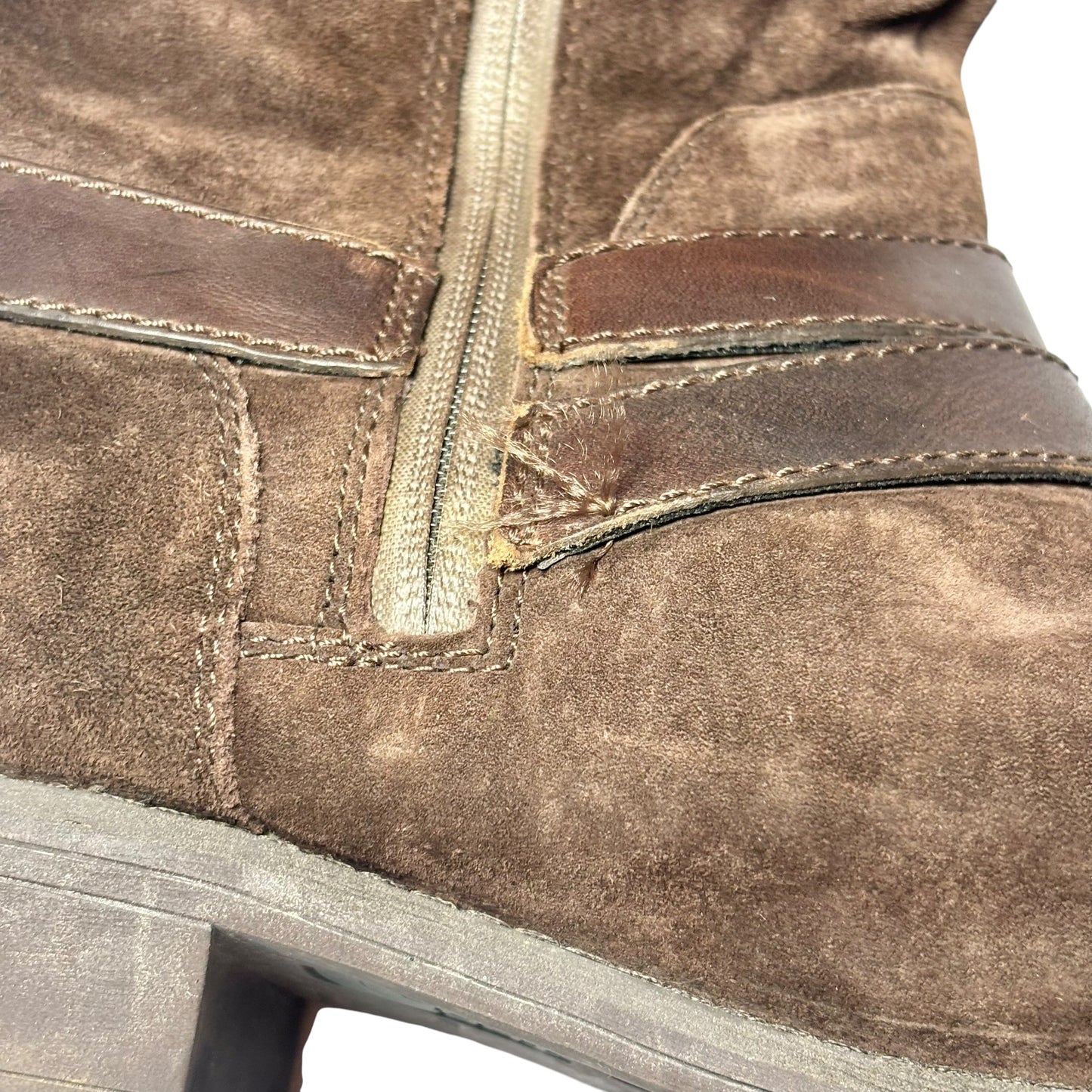 Boots Leather By The North Face In Brown, Size: 9