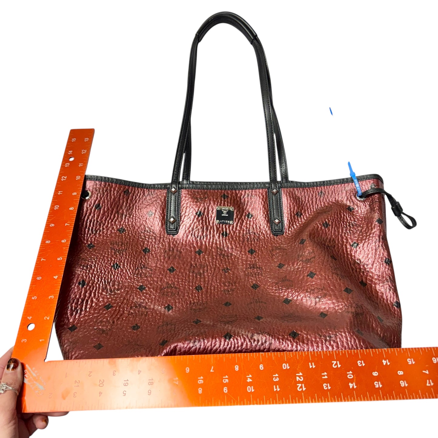 Tote Luxury Designer By Mcm, Size: Large