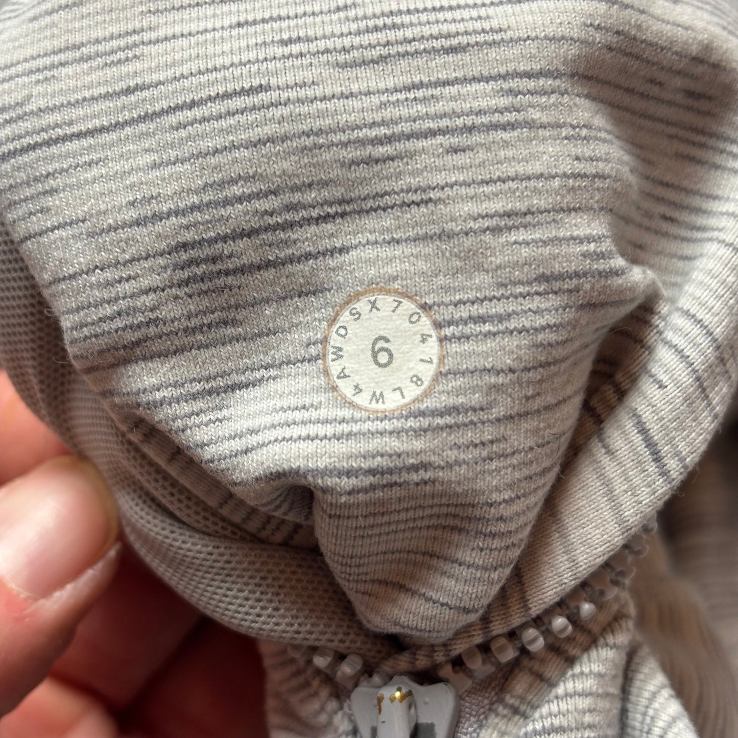 Athletic Jacket By Lululemon In Grey, Size: S