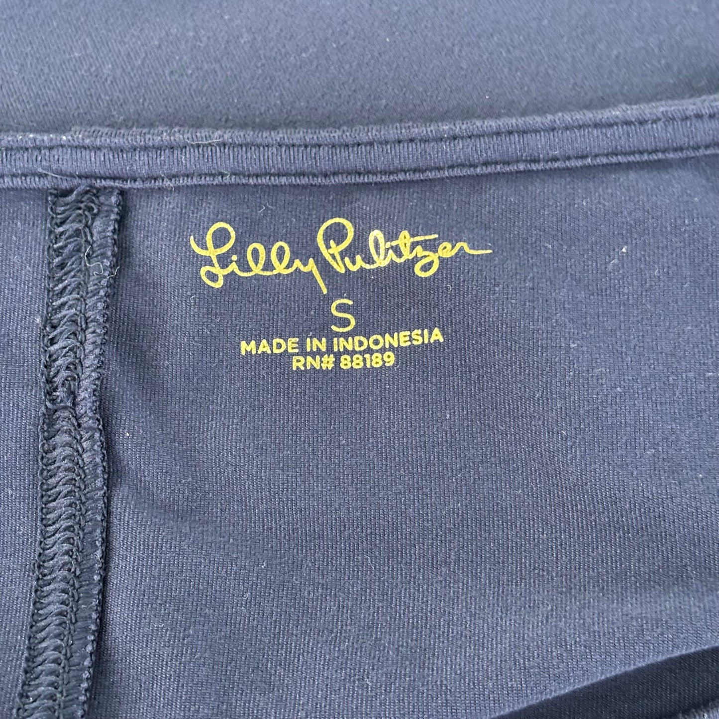 Top Long Sleeve Designer By Lilly Pulitzer In Navy, Size: S