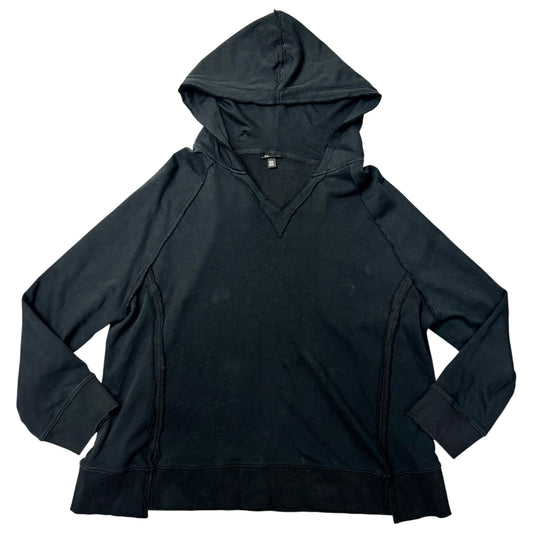 Sweatshirt Hoodie By Torrid In Black, Size: L