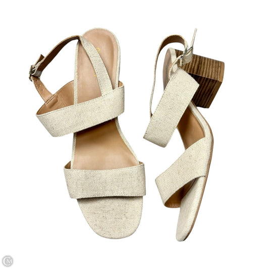 Shoes Heels Block By Old Navy In Tan, Size: 10