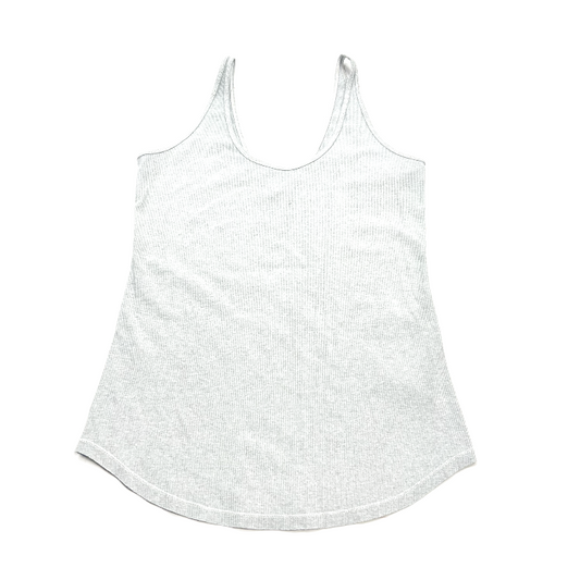 Athletic Tank Top By Lululemon In Grey, Size: M