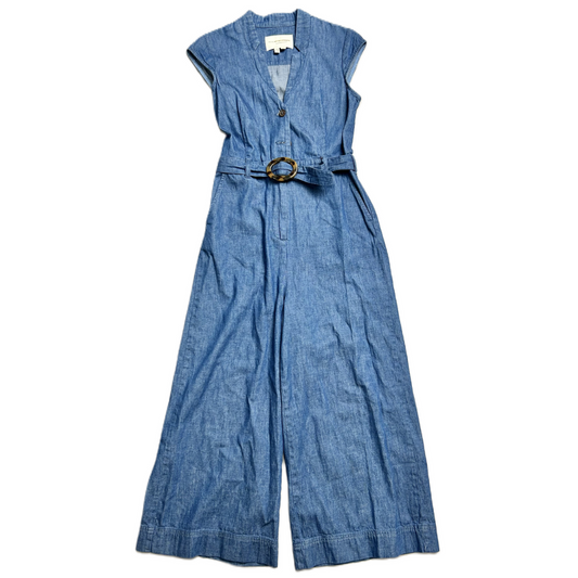 Jumpsuit By Pilcro In Blue Denim, Size: S