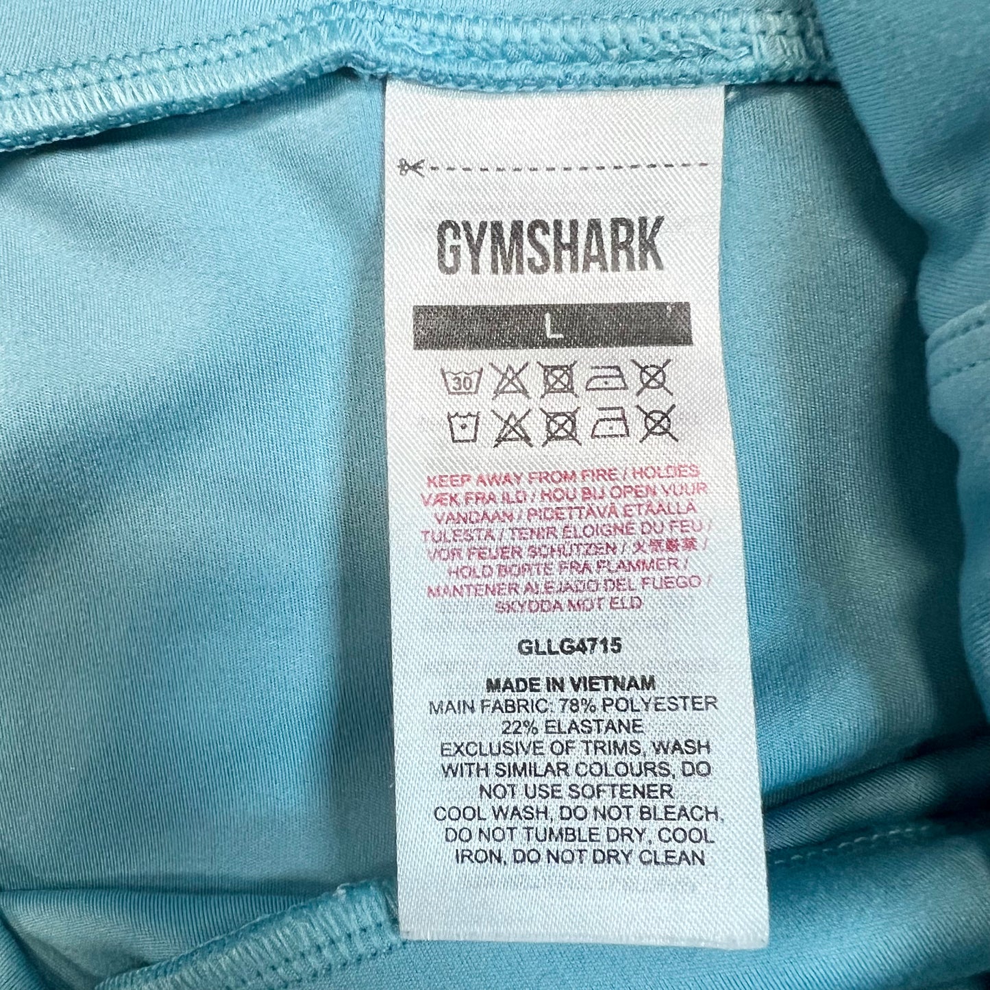 Athletic Leggings By Gym Shark  Size: L