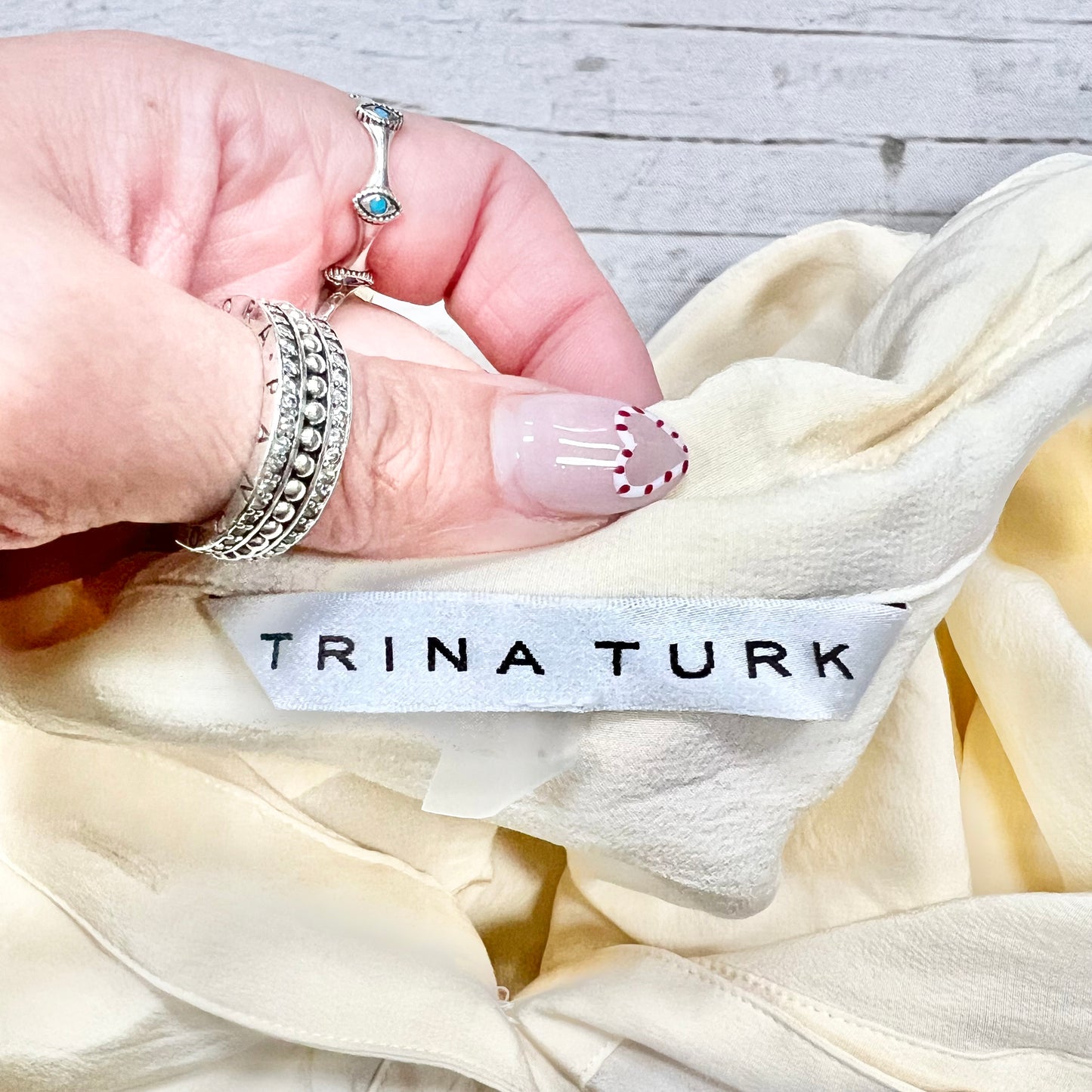 Top Long Sleeve Designer By Trina Turk  Size: M