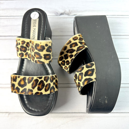 Sandals Heels Wedge By Steve Madden  Size: 7