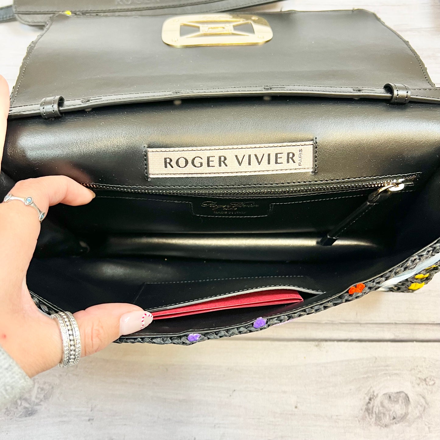 Handbag Luxury Designer By Roger Vivier  Size: Small