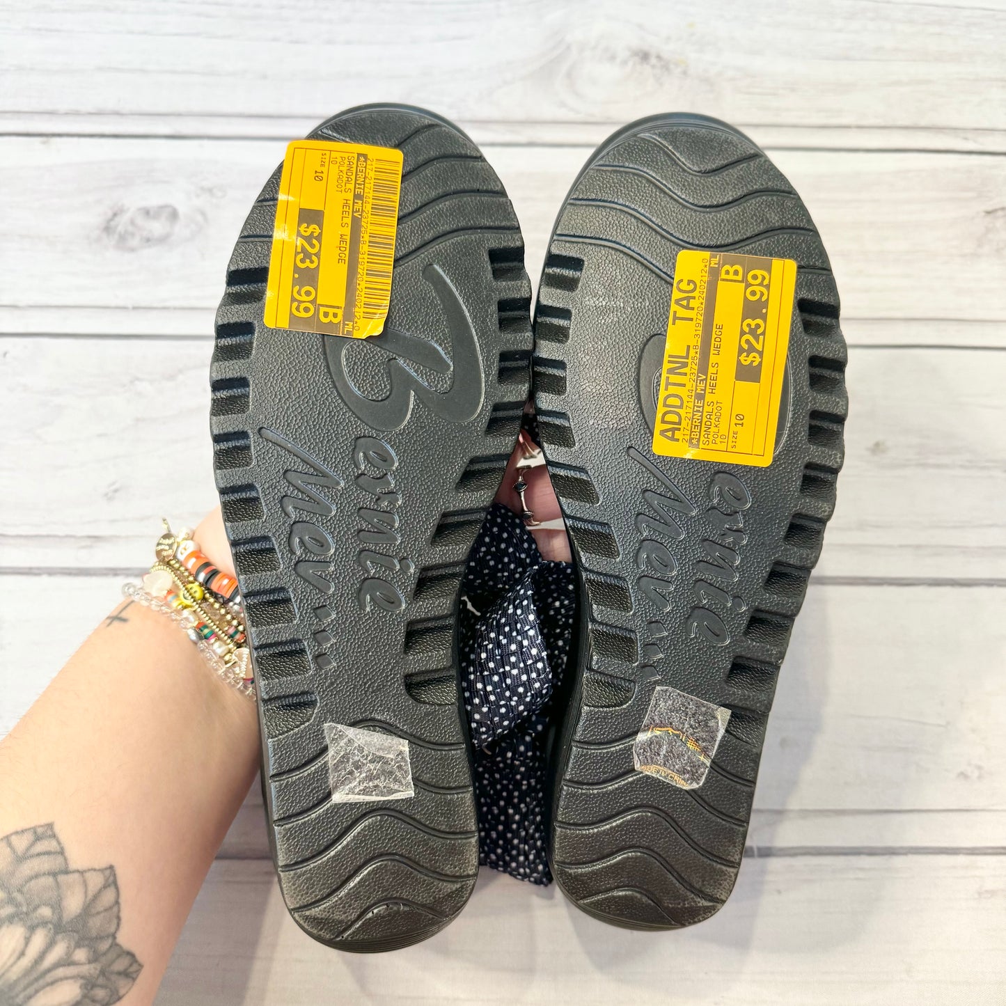 Sandals Heels Wedge By Bernie Mev  Size: 10