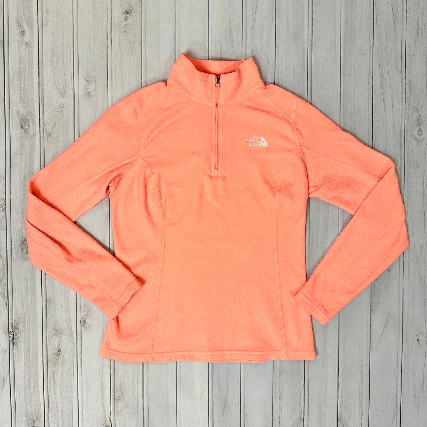 Athletic Top Long Sleeve Collar By North Face  Size: S
