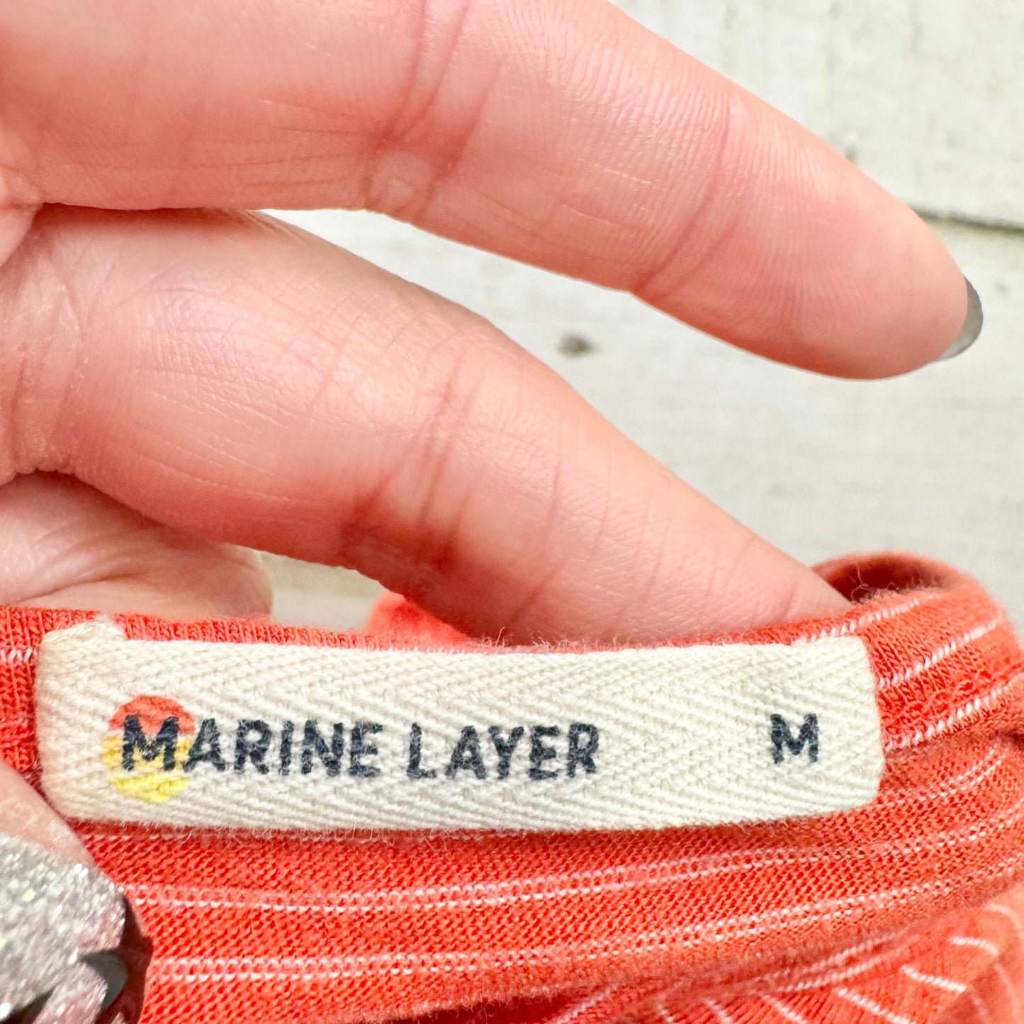 Top Sleeveless Designer By Marine Layer  Size: M