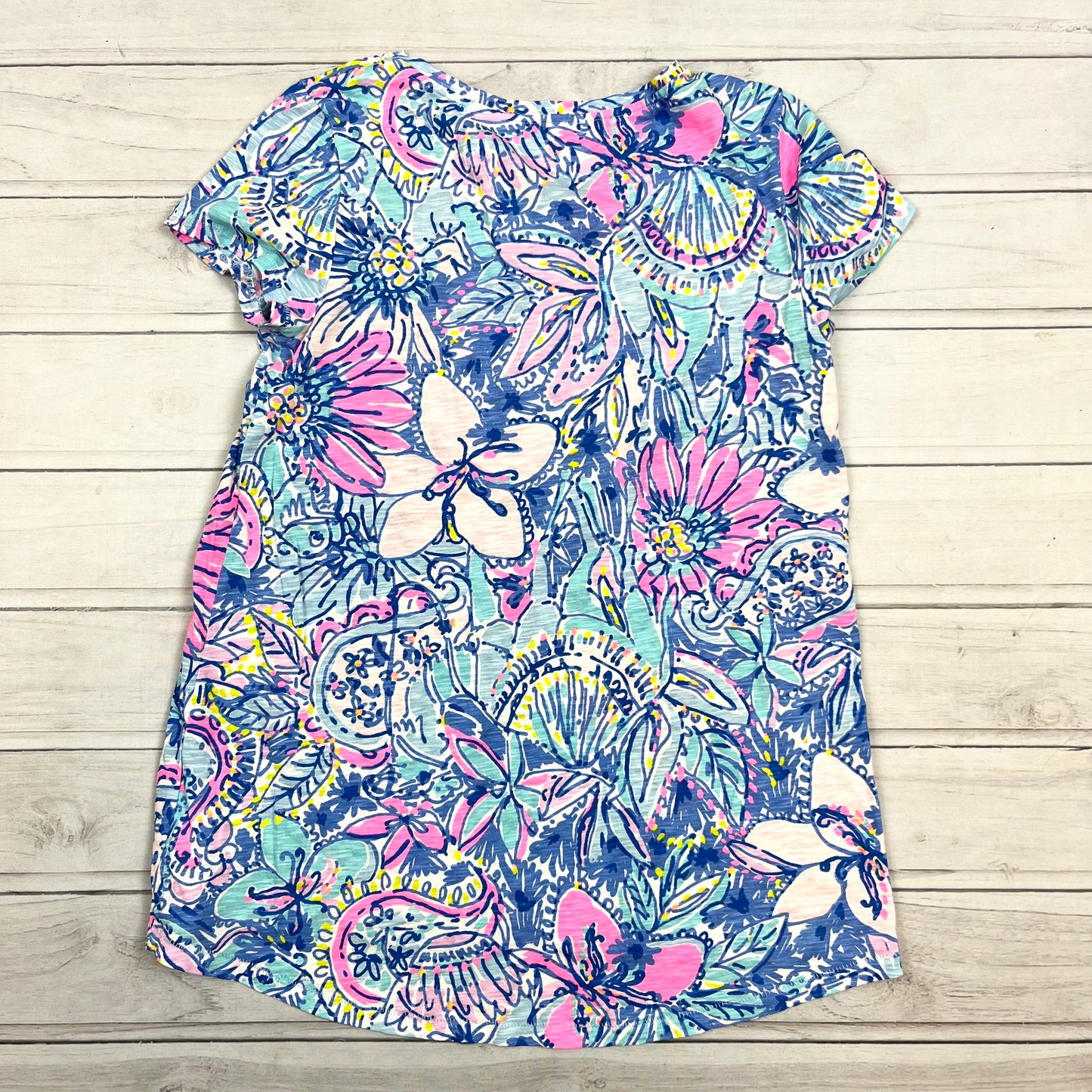 Top Short Sleeve Designer By Lilly Pulitzer  Size: Xs