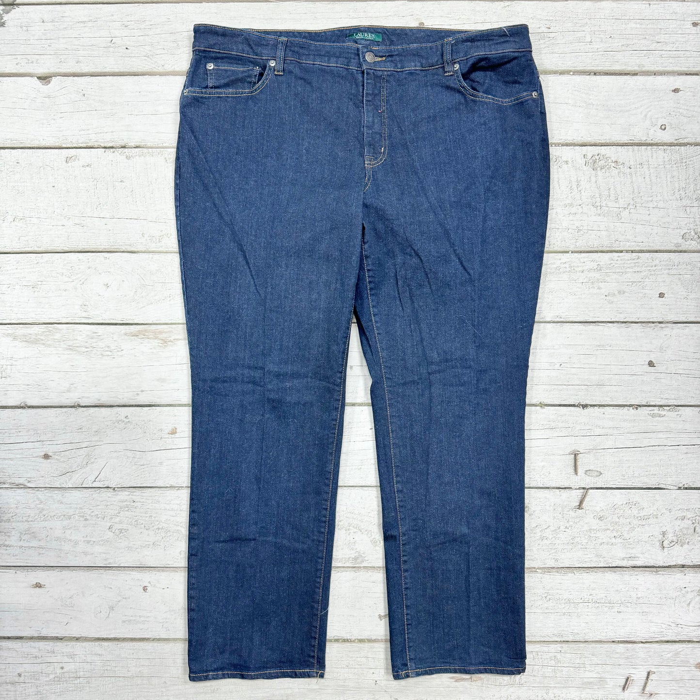 Jeans Straight By Lauren By Ralph Lauren  Size: 22w