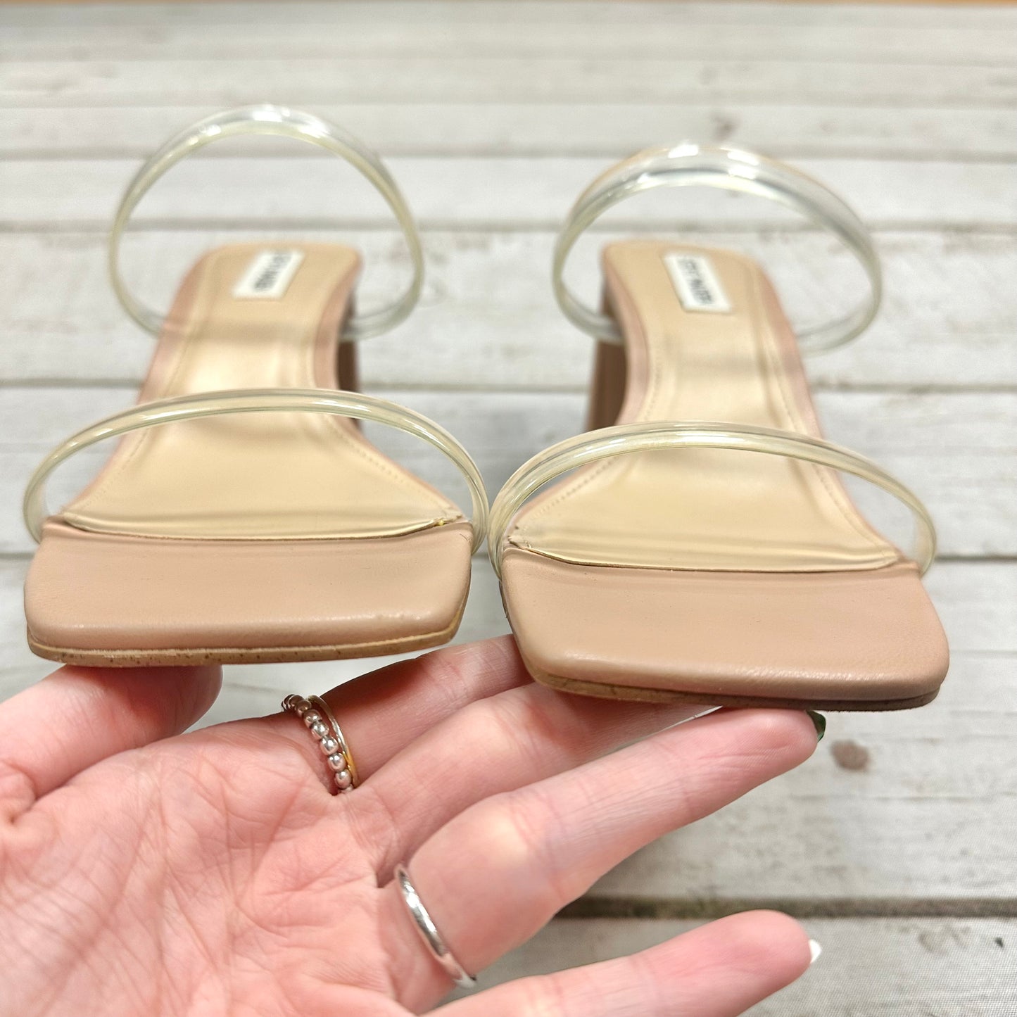 Sandals Heels Block By Steve Madden  Size: 9.5