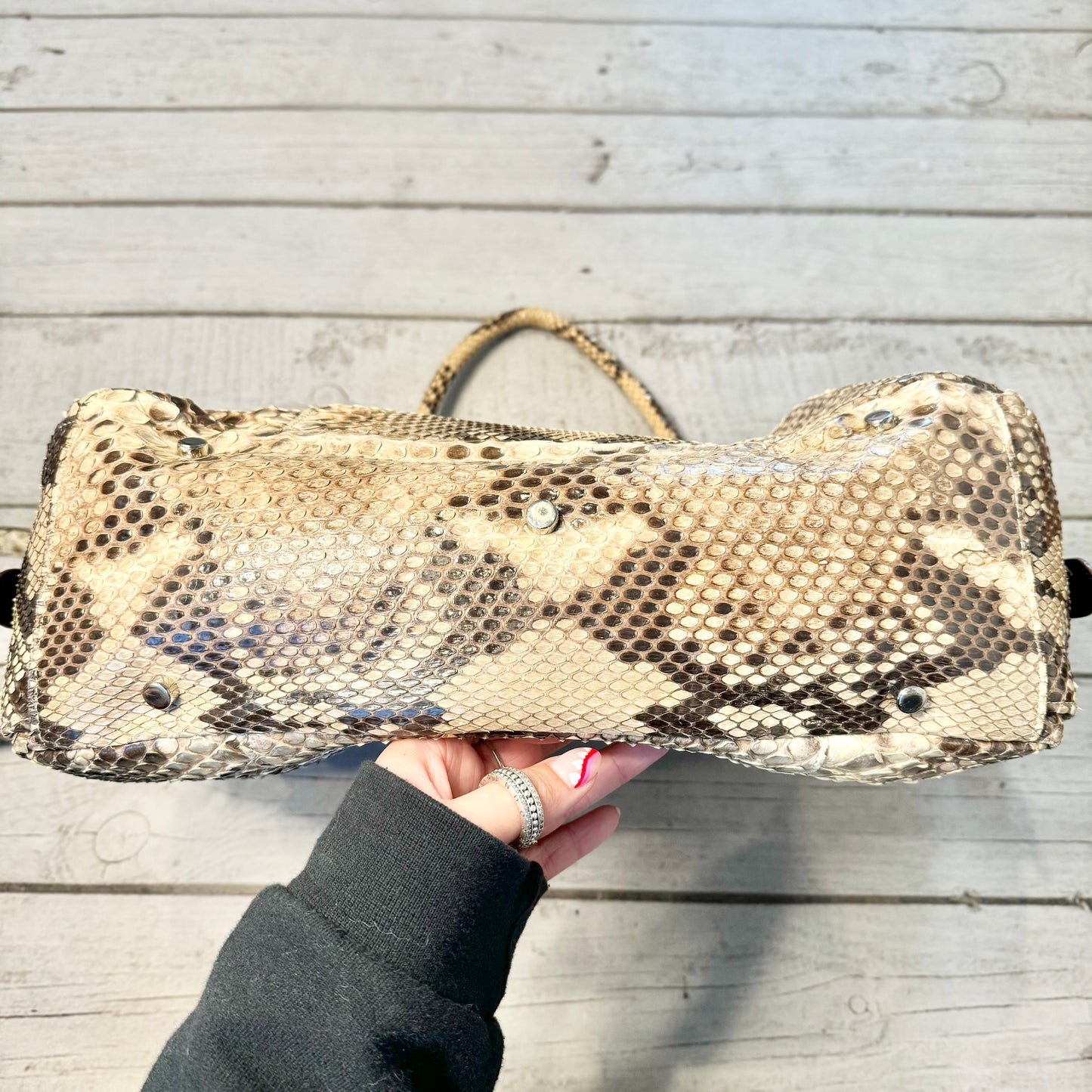 Handbag Luxury Designer By Roberto Cavalli  Size: Large